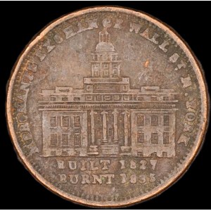 United States of America. 1837 Not One Cent Million For Defence