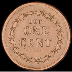 United States of America. 1863 Civil War Token Cafe Autenrieth