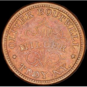 United States of America. 1863 Civil War Token Troy NY