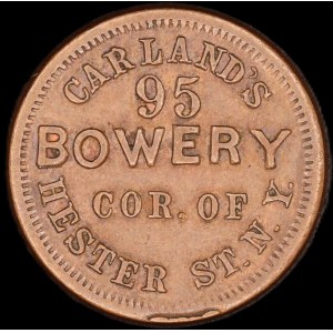 United States of America. 1864 Civil War Token 95 Bowery