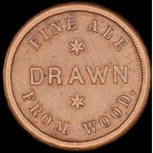 United States of America. 1864 Civil War Token 95 Bowery