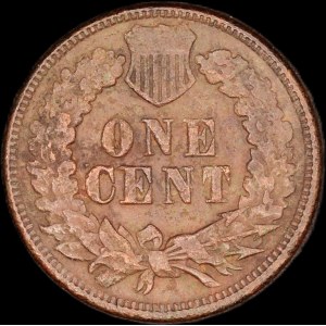 United States of America. 1870 1 Cent Indian Rare Year