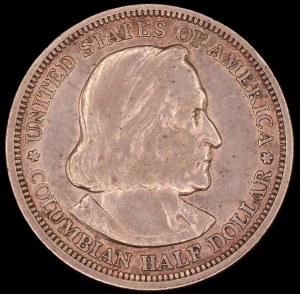 United States of America. 1893 1/2 Dollar Columbian Exposition