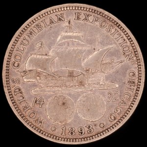 United States of America. 1893 1/2 Dollar Columbian Exposition