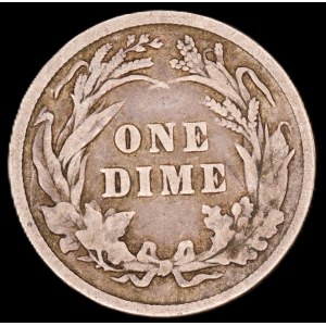 United States of America. 1897 10 Cents Barber Dime