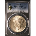 United States of America. 1923 Peace Dollar Mint Error Defective Planchet Very Rare