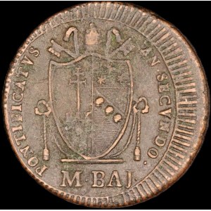 Vatican. 1802 1/2 Baiocco Pius VII