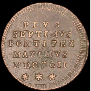 Vatican. 1802 1/2 Baiocco Pius VII
