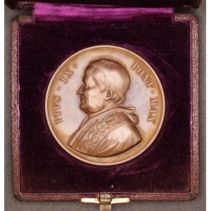 Vatican. 1878 Medal Pio IX In Original Case Rare
