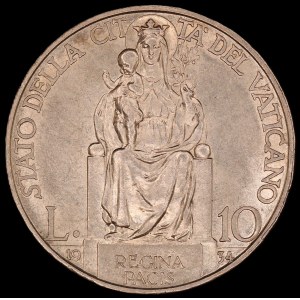 Vatican. 1934 10 Lire