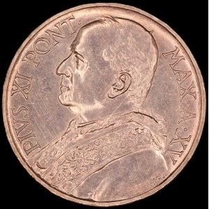 Vatican. 1936 5 Lire