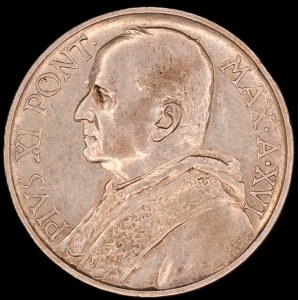 Vatican. 1937 5 Lire