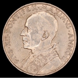 Vatican. 1940 5 Lire