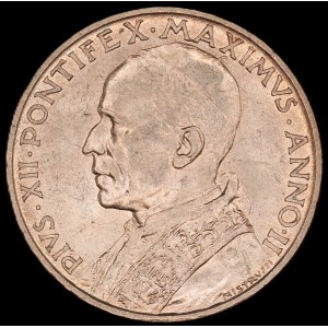 Vatican. 1940 5 Lire