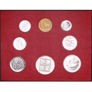 Vatican. 1977 Mint Set 8 Pieces Silver