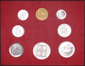 Vatican. 1977 Mint Set 8 Pieces Silver