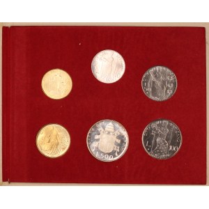 Vatican. 1979 Mint Set 6 Pieces Silver