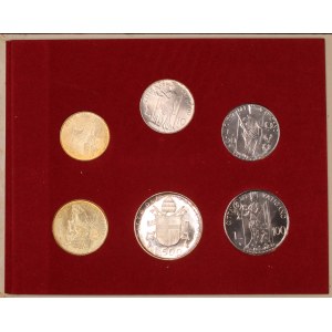 Vatican. 1979 Mint Set 6 Pieces Silver