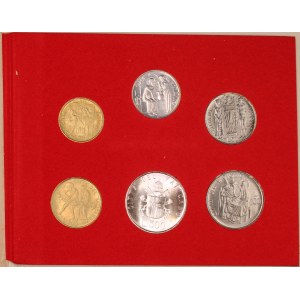 Vatican. 1981 Mint Set 6 Pieces Silver