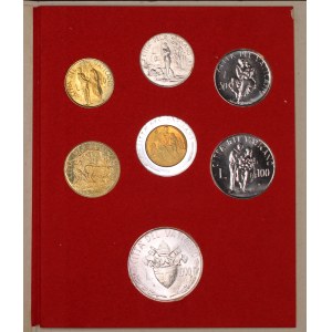 Vatican. 1982 Mint Set 7 Pieces Silver