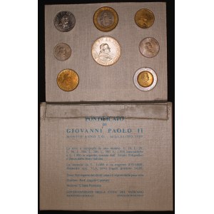 Vatican. 1999 Mint Set 8 Pieces Silver