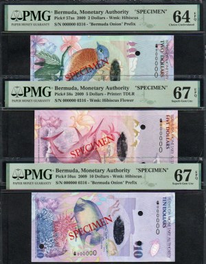 Bermuda. 2009 set of specimens