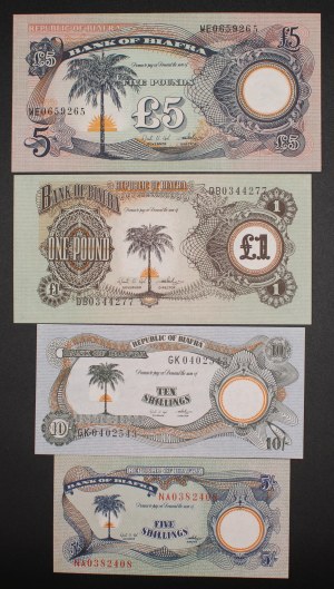 Biafra. 1969 4pcs set
