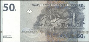 Congo, Democratic Republic. 1997 50 Francs low number and rare