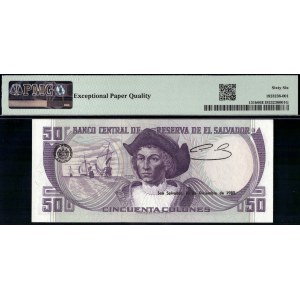 El Salvador. 1980 50 Colones Prefix YB