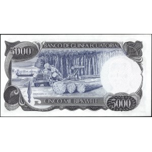 Equatorial Guinea. 1979 5000 Bipkwele