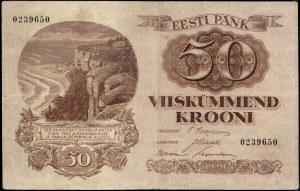 Estonia. 1929 50 Krooni