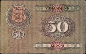 Estonia. 1929 50 Krooni