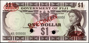 Fiji. 1 Dollar specimen