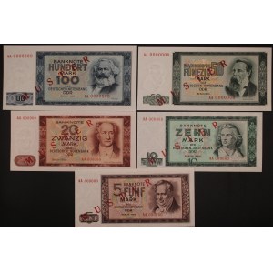 Germany. 5pcs set specimen