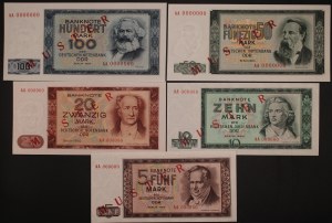 Germany. 5pcs set specimen