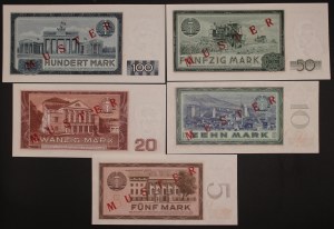 Germany. 5pcs set specimen
