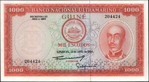 Guinea. 1964 1000 Escudos