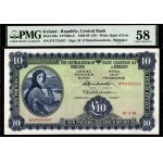 Ireland. 1965 10 Pounds Super Radar 755557 Prefix 97V