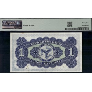 Isle of Man. 1949 1 Pound Prefix R/3