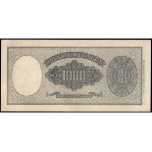Italy. 1959 1000 Lire Prefix O366