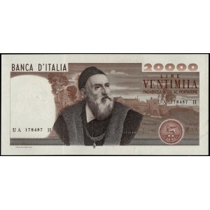 Italy. 1975 20000 Lire Tiziano 1 of 3 Consecutive