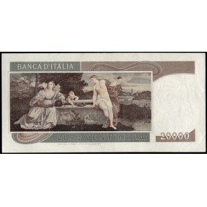 Italy. 1975 20000 Lire Tiziano 2 of 3 Consecutive