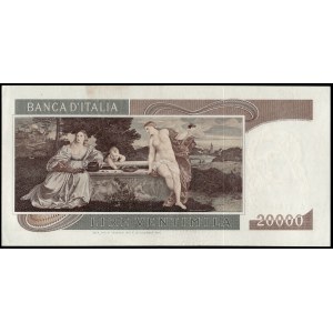 Italy. 1975 20000 Lire Tiziano 3 of 3 Consecutive