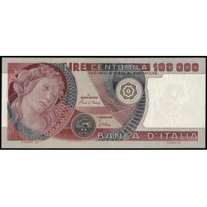 Italy. 1980 100000 Lire Prefix QA L