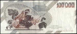 Italy. 1983 100000 Lire Low Serial Number 485 Prefix WF H