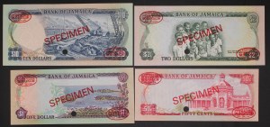 Jamaica. 4 Pieces Specimen Set TDLR