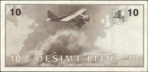 Lithuania. 1991 10 Litu