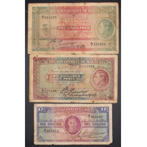Malta. 1939 1-2-5 Shillings