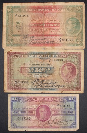 Malta. 1939 1-2-5 Shillings