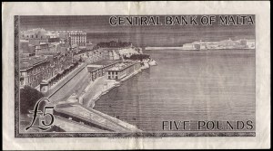 Malta. 1967 5 Pounds